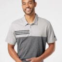 Photo of (Mens) Adidas Heather Colorblocked 3-stripes Polo