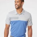 Photo of (Mens) Adidas Heather Colorblocked 3-stripes Polo